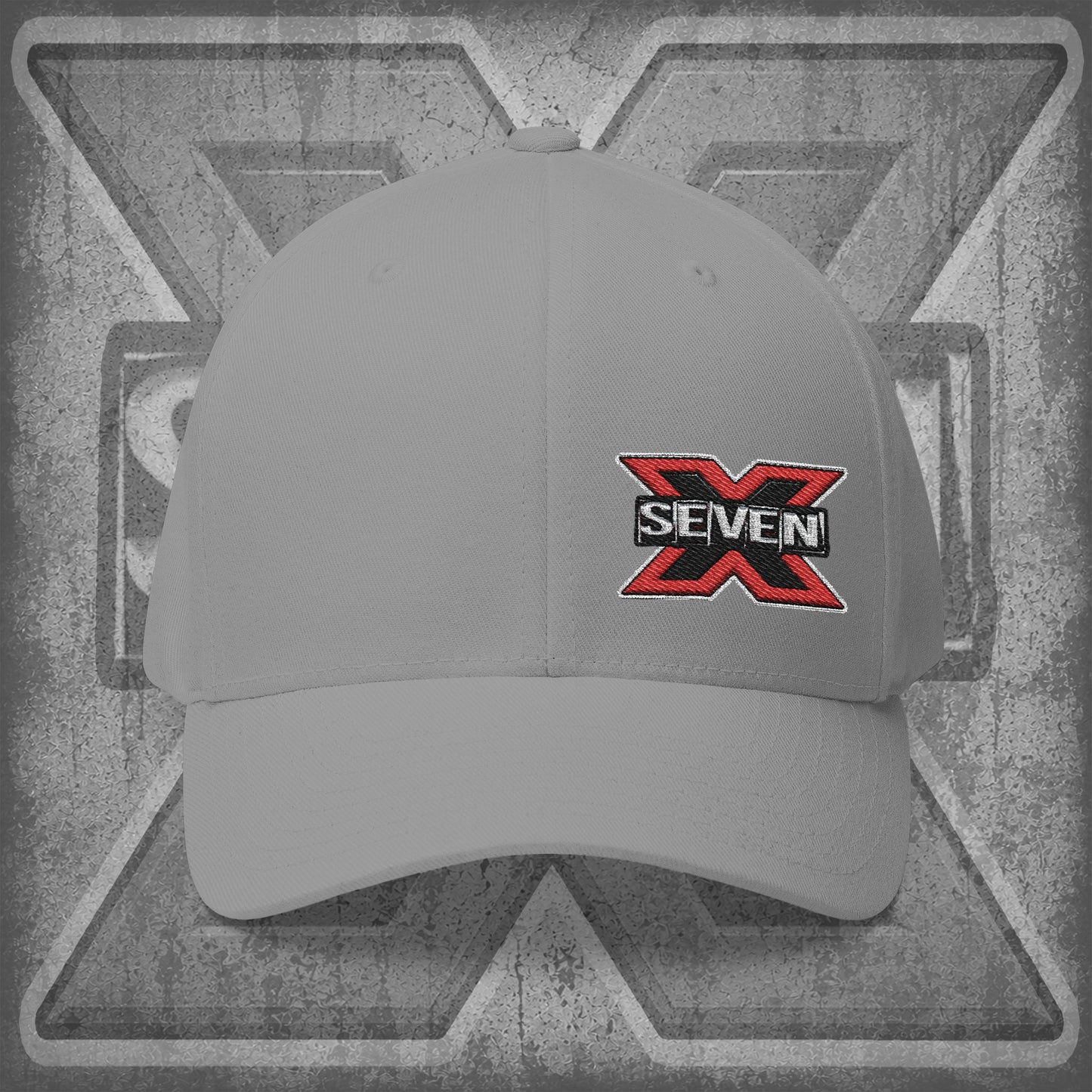 Embroidered FlexFit Cap - Red