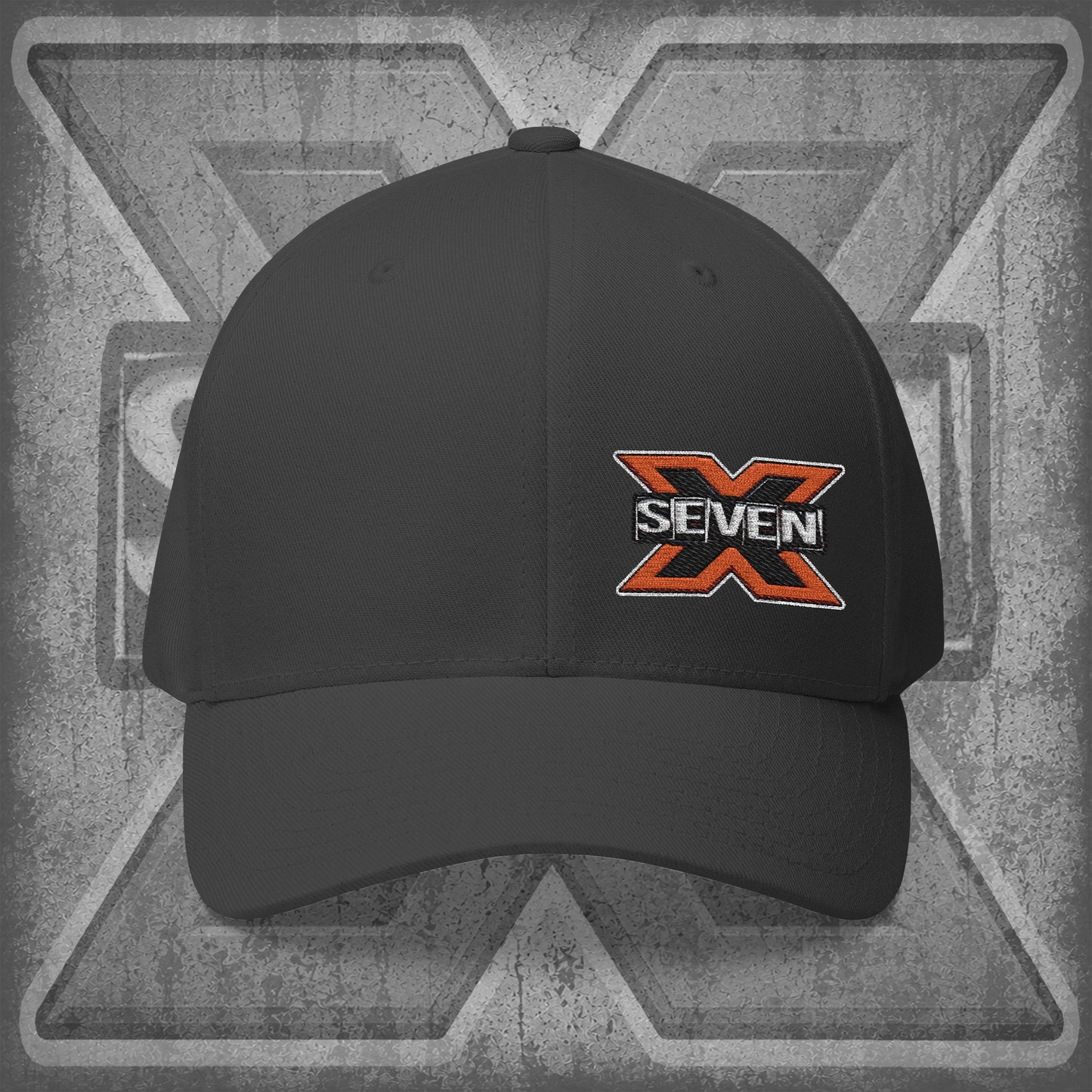 Embroidered FlexFit Cap - Orange