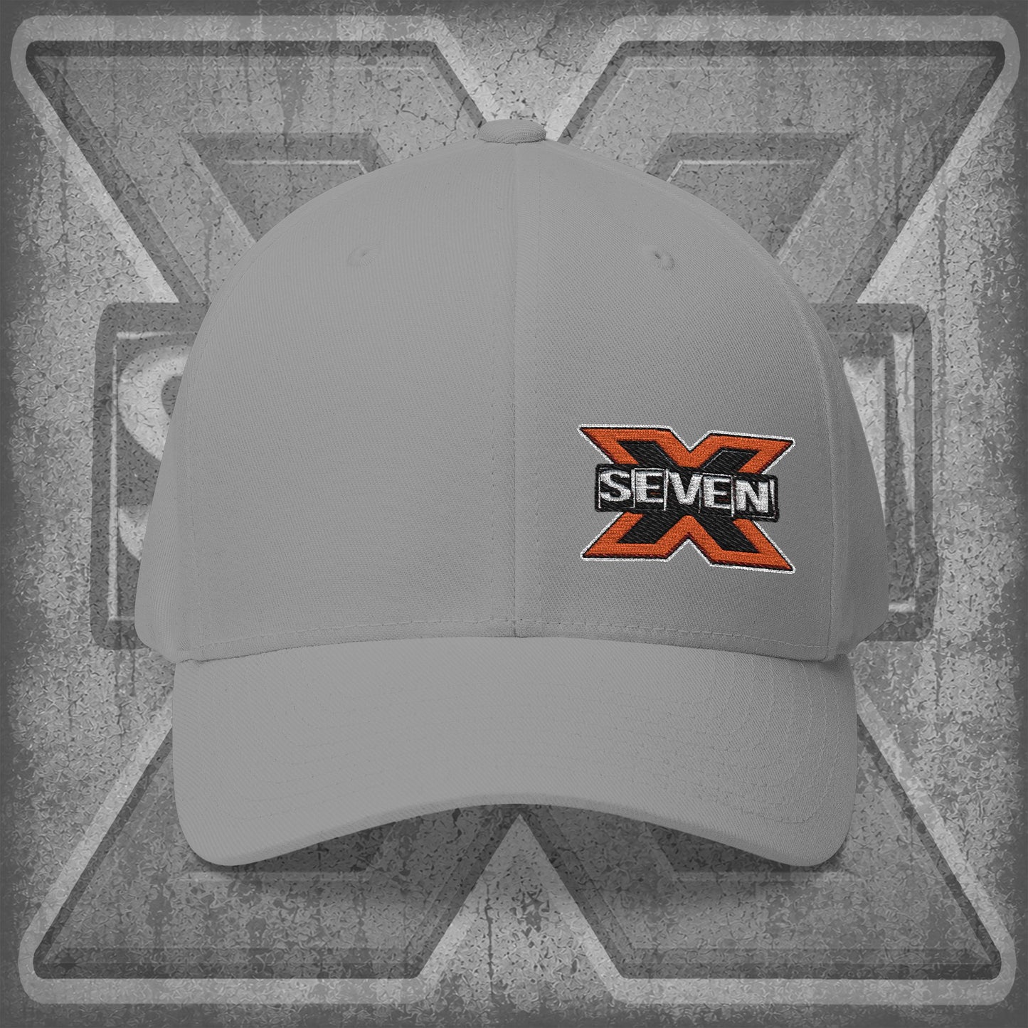 Embroidered FlexFit Cap - Orange