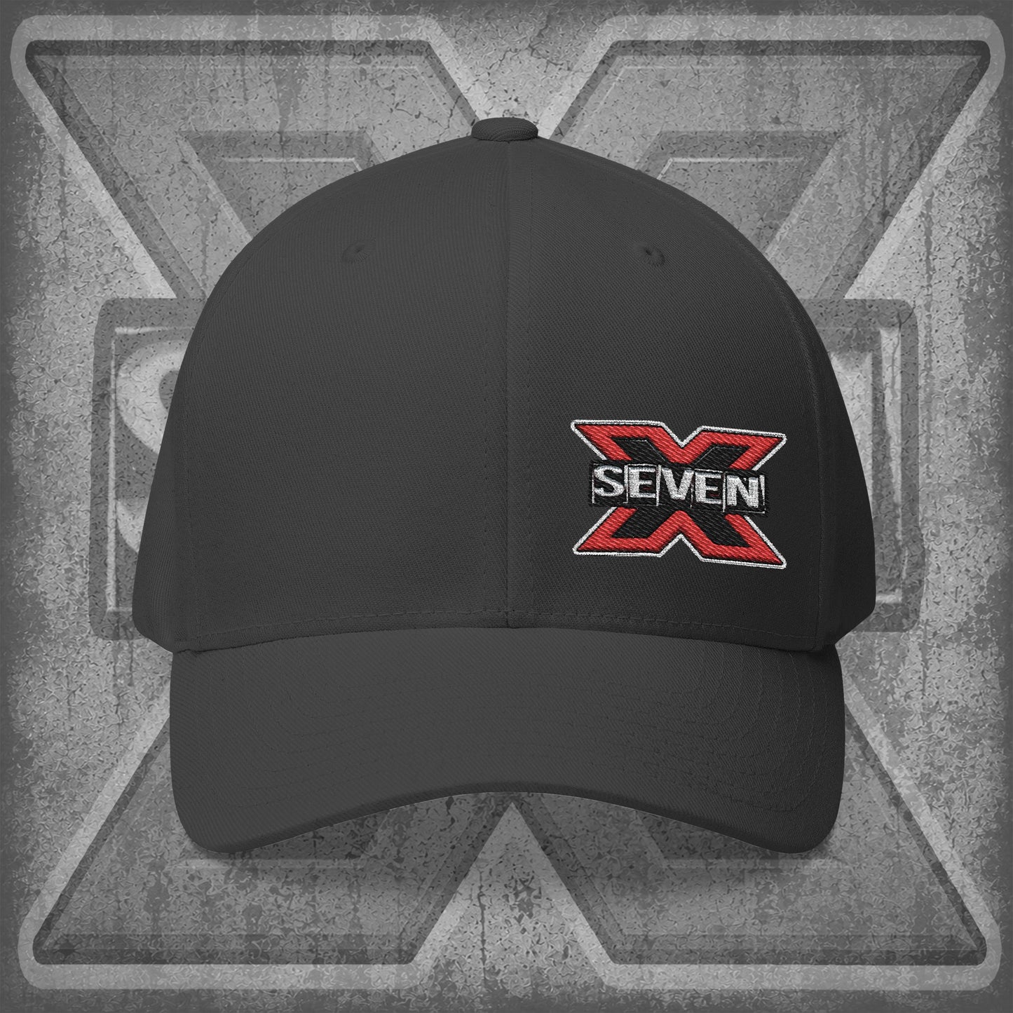 Embroidered FlexFit Cap - Red