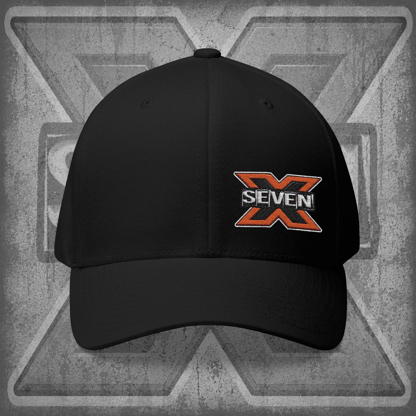 Embroidered FlexFit Cap - Orange
