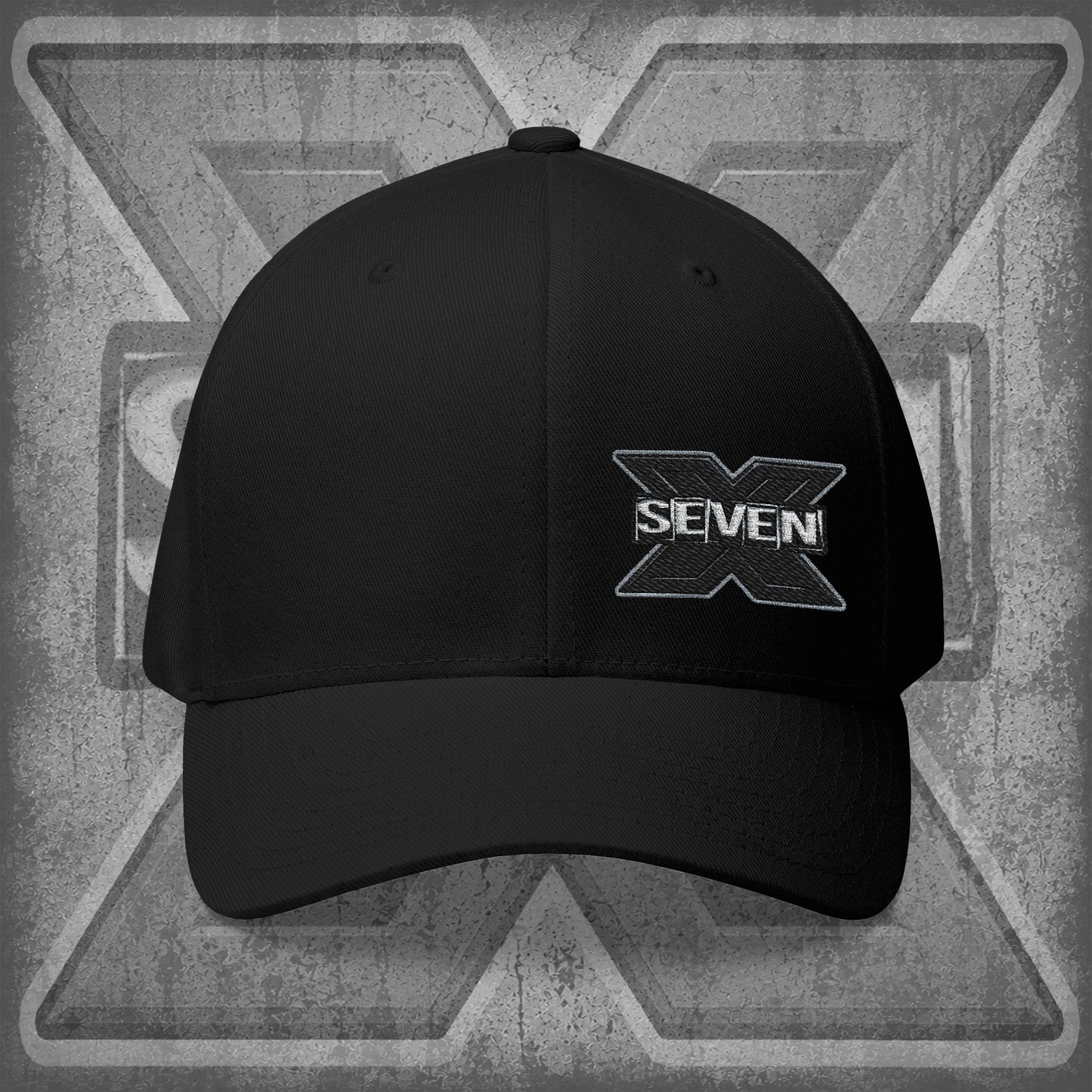 Embroidered FlexFit Cap - Blackout