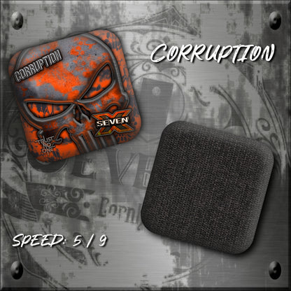 Corruption / Trust No One - Orange with Black