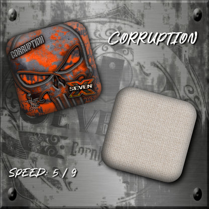 Corruption / Trust No One - Orange with Ivory