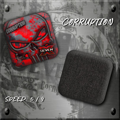 Corruption / Trust No One - Red with Black